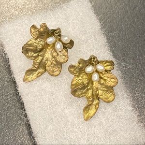 Michael Michaud nature pierced earrings